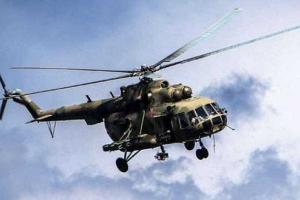 В России сгорел военный вертолет: на борту было 10 человек 