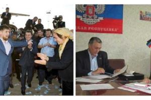 Кадыров посетил Дебальцево и встретился с местными жителями 