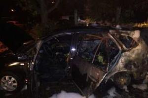 У Хмельницькому вночі згорів автомобіль