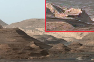 Исследователи нашли руины разрушенного города на поверхности Красной планеты