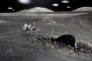 Астроному удалось заснять летающие тарелки пришельцев, пролетевшие рядом с Луной