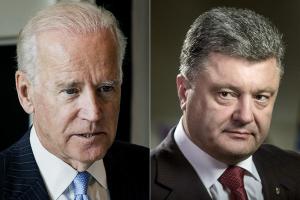 Порошенко обговорив з Байденом хід реформ в Україні