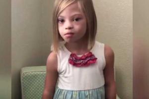 Маленькая украинка с синдромом Дауна растрогала пользователей сети
