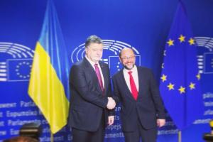 Порошенко в Брюсселе провел встречу с главой Европарламента