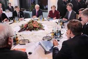 Опубликован полный текст брифинга Порошенко после переговоров в Берлине