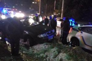 В Тернополі сталася ДТП, у яку потрапив автомобіль поліції з п’яним водієм