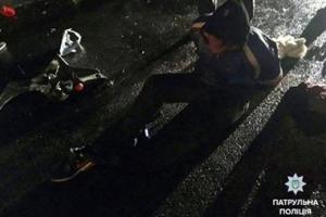 В Киеве байкер угрожал сжечь себя и полицейских