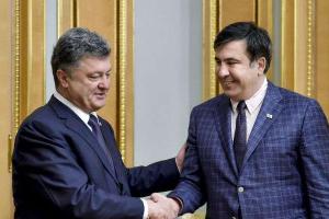Саакашвілі повідомив, що зустрівся з Порошенком