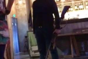 Появилось видео с киевского ресторана, в котором пьяный парень открыл стрельбу 