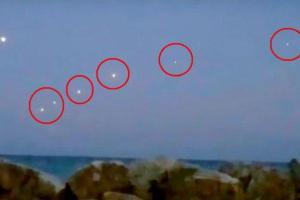 Над озером Мичиган сняли на видео "парад" НЛО