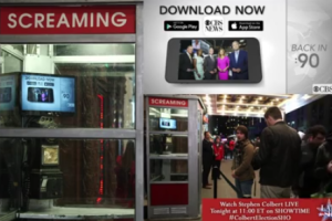 В Нью-Йорке установили будку для борьбы со стрессом после выборов