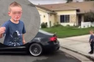 Отец удалил маленькому сыну зуб с помощью Audi S5: опубликовано видео