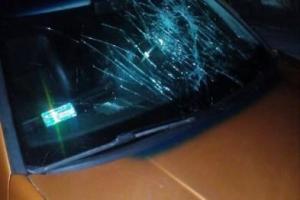 В Тернополе водитель иномарки сбил полицейского и скрылся с места аварии