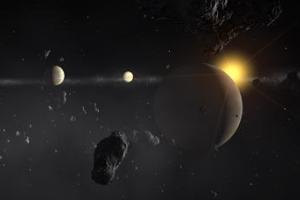 Ученые заметили таинственный объект рядом с молодой звездой