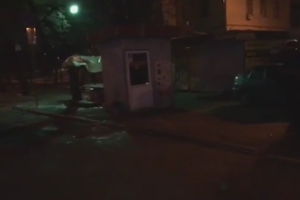 В центре Киева неизвестные пытались уничтожить МАФы, вмешались ветераны АТО