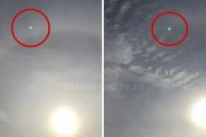В Калифорнии местный житель заметил НЛО, появившийся вокруг солнечного гало