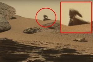 Ученые смогли разглядеть странное существо в марсианском кратере Гейл