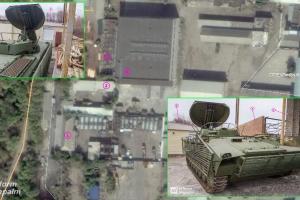 Разведка обнаружила в Донецке новую военную базу РФ: опубликована карта и фото бронетехники