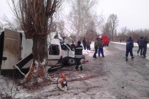ДТП на Луганщине с участием маршрутки: пострадали 10 человек 
