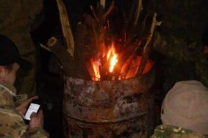 Блокада ЛДНР: задержанный состав ветераны АТО оборудовали под пункт обогрева 