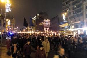 В Киеве раздался взрыв во время шествия