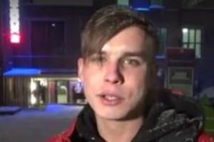 Журналист запрещенного "Дождя" насмешил соцсети своей "антиукраинской акцией"