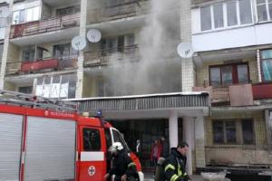 В Северодонецке произошел пожар: горел пятиэтажный дом