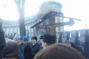 Появились трогательные кадры прощания с луганским бойцом АТО "Козаком": люди не могут сдержать слез