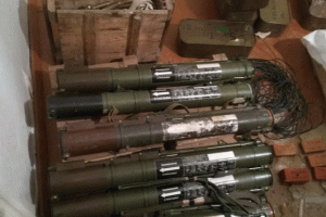 На Луганщине обнаружили большой тайник с боеприпасами боевиков