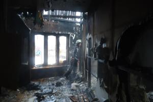 В Херсоне пожар охватил дом в частном секторе