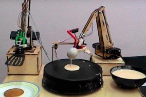 В России сделали робота, который печет блины