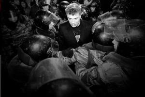 В Москве проходит марш в память российского оппозиционера Бориса Немцова