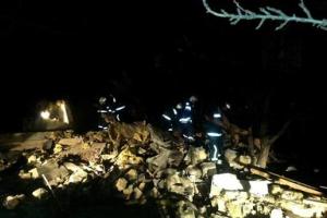 В Одесской области взрывом полностью разнесло жилой дом