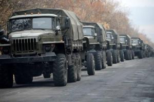 По оккупированному Луганску прошла колонна российской техники - соцсети