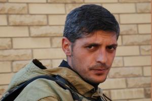 В оккупированном Донецке разбили рекламный щит с изображением ликвидированного боевика Гиви