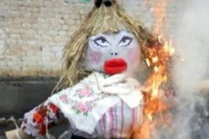 Масленица по "днровски": в Дебальцево боевики сожгли чучело Памелы Андерсон