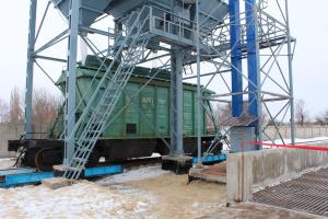 В Луганской области открыли уникальный узел для транспортировки зерна