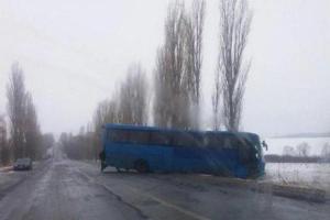 Крупное ДТП под Винницей: столкнулись 3 автобуса и Ford, есть погибший