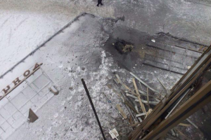 В сети показали, что осталось от магазина военторга после взрыва в Донецке