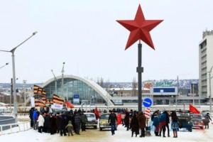 В Луганске боевики торжественно открыли восстановленную «Звезду Победы»