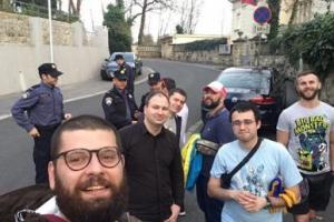 Украинцев задержали в Хорватии за кричалку "Крым — это Украина"