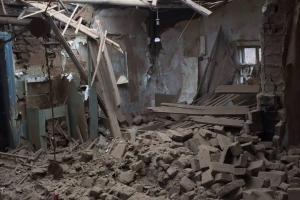 В Сети появились новые снимки последствий вчерашнего обстрела Авдеевки