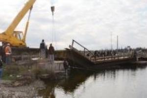 На реке Ингул под Николаевом утонул мост: появились шокирующие кадры с места ЧП