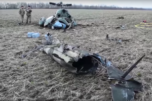 В Полтаве простились с экипажем вертолёта, разбившегося под Краматорском