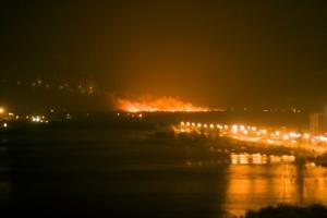 Киев горит: в сети появилось видео с места происшествия