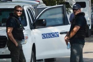 Штаб АТО: В "ЛНР" подорвался автомобиль ОБСЕ, есть раненые и погибшие