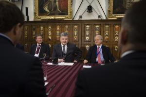 Порошенко встретился с ведущими представителями деловых кругов Британии: стали известны подробности