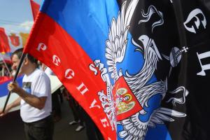 На вещевом рынке в "ДНР" покупателей почти нет