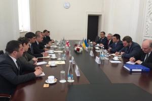 Павел Климкин провел встречу с грузинским коллегой Михаилом Джанелидзе