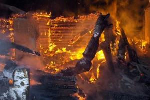 В Житомирской области на пожаре сгорел человек